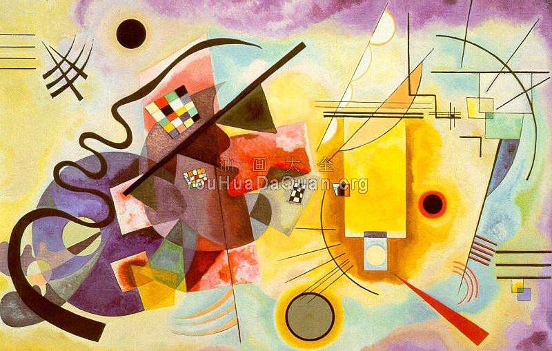 Red-Blue-Yellow - 瓦西里·康丁斯基